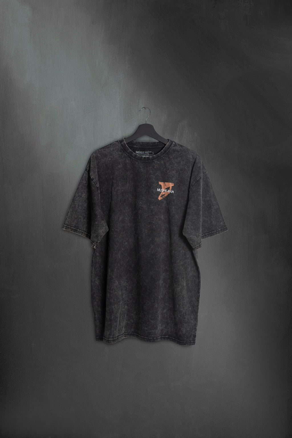 Remera Oversize Black Washed Quilla SS