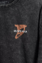 Remera Oversize Black Washed Quilla SS