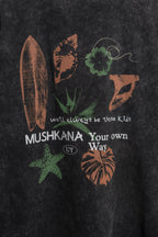 Remera Oversize Black Washed Quilla SS