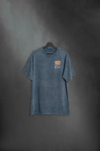 Remera Oversize Blue Washed Combi SS