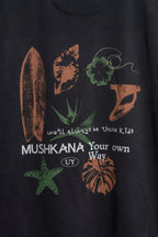 Crew Black Washed Quilla ss