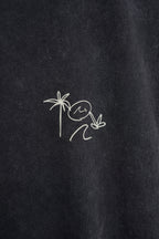 Musculosa Nalu Black Washed ss