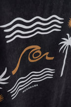Musculosa Oceano Black Washed ss