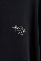 Hoodie Nalu Oversized Black Washed ss