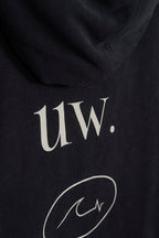 Hoodie Nalu Oversized Black Washed ss