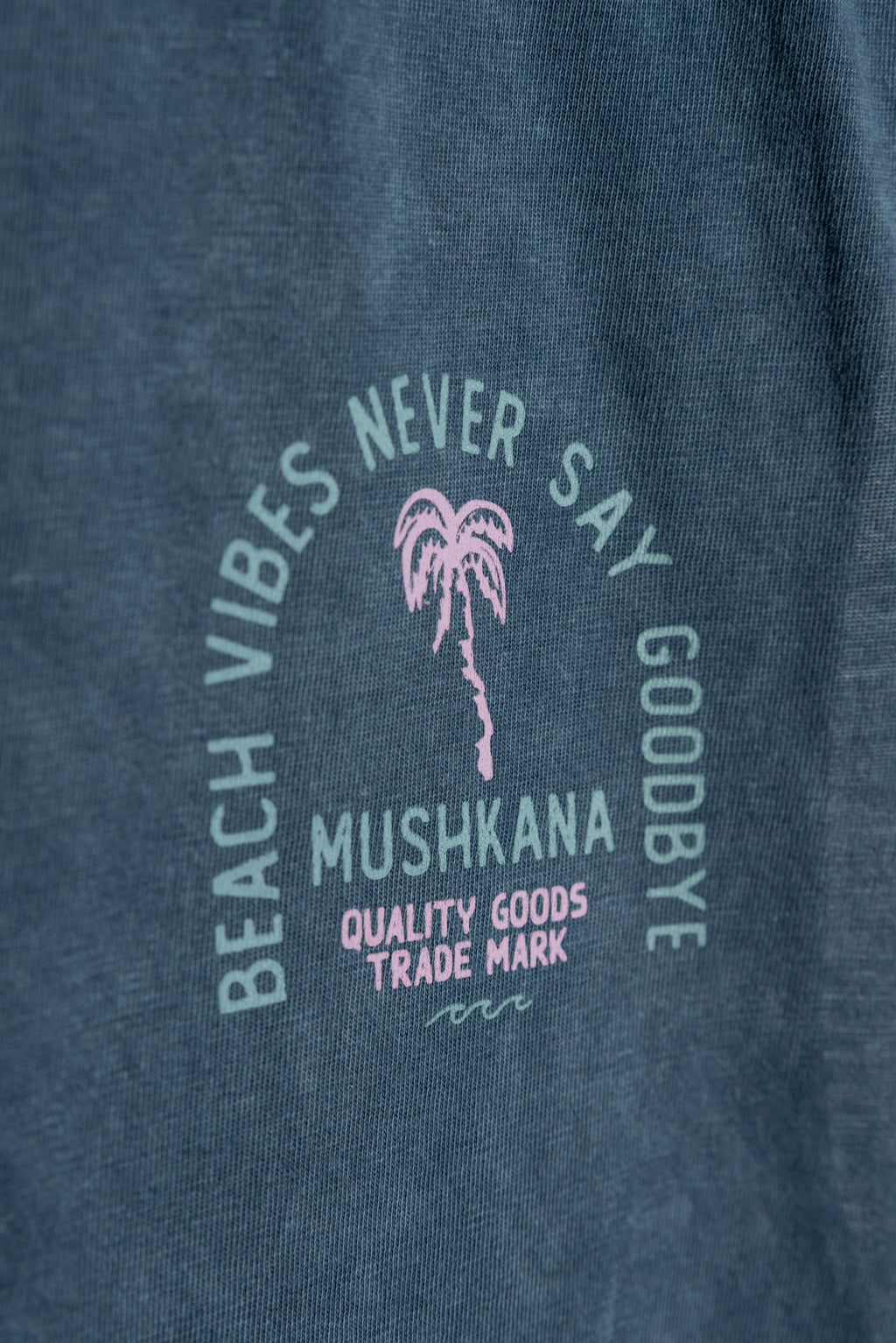 Musculosa Beach Vibes Blue Washed ss