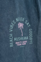 Musculosa Beach Vibes Blue Washed ss