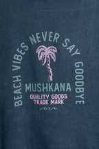 Musculosa Beach Vibes Blue Washed ss