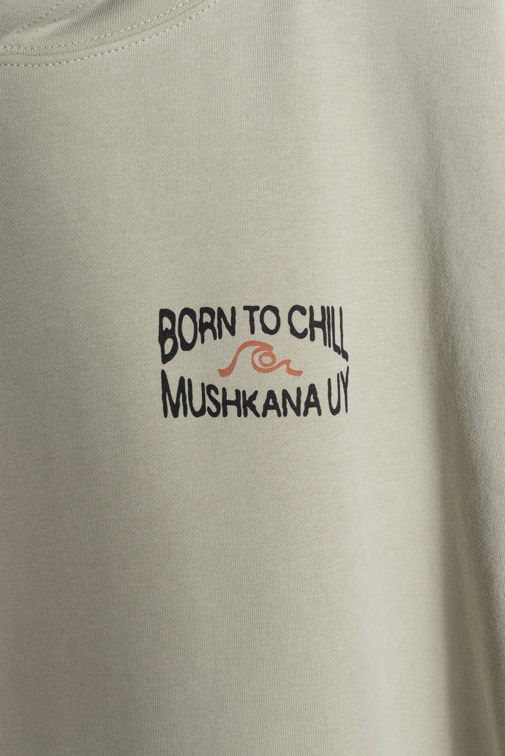 Hoodie Khaki Oversized Hand ss