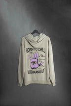 Hoodie Khaki Oversized Hand ss