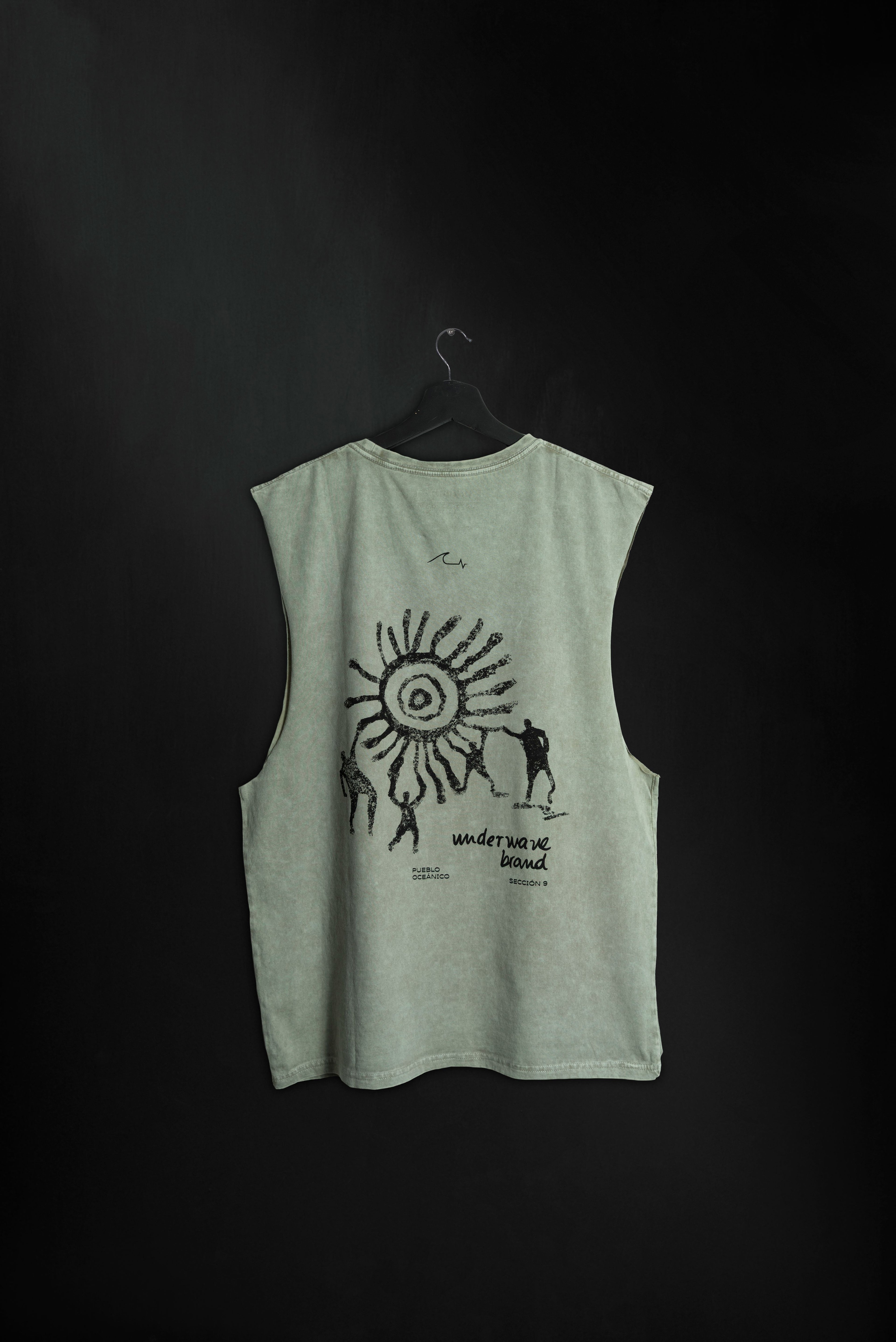 Musculosa Grey Washed Rocha ss