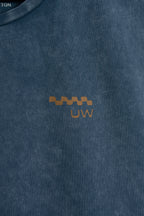 Musculosa Blue Washed Punto Pez ss