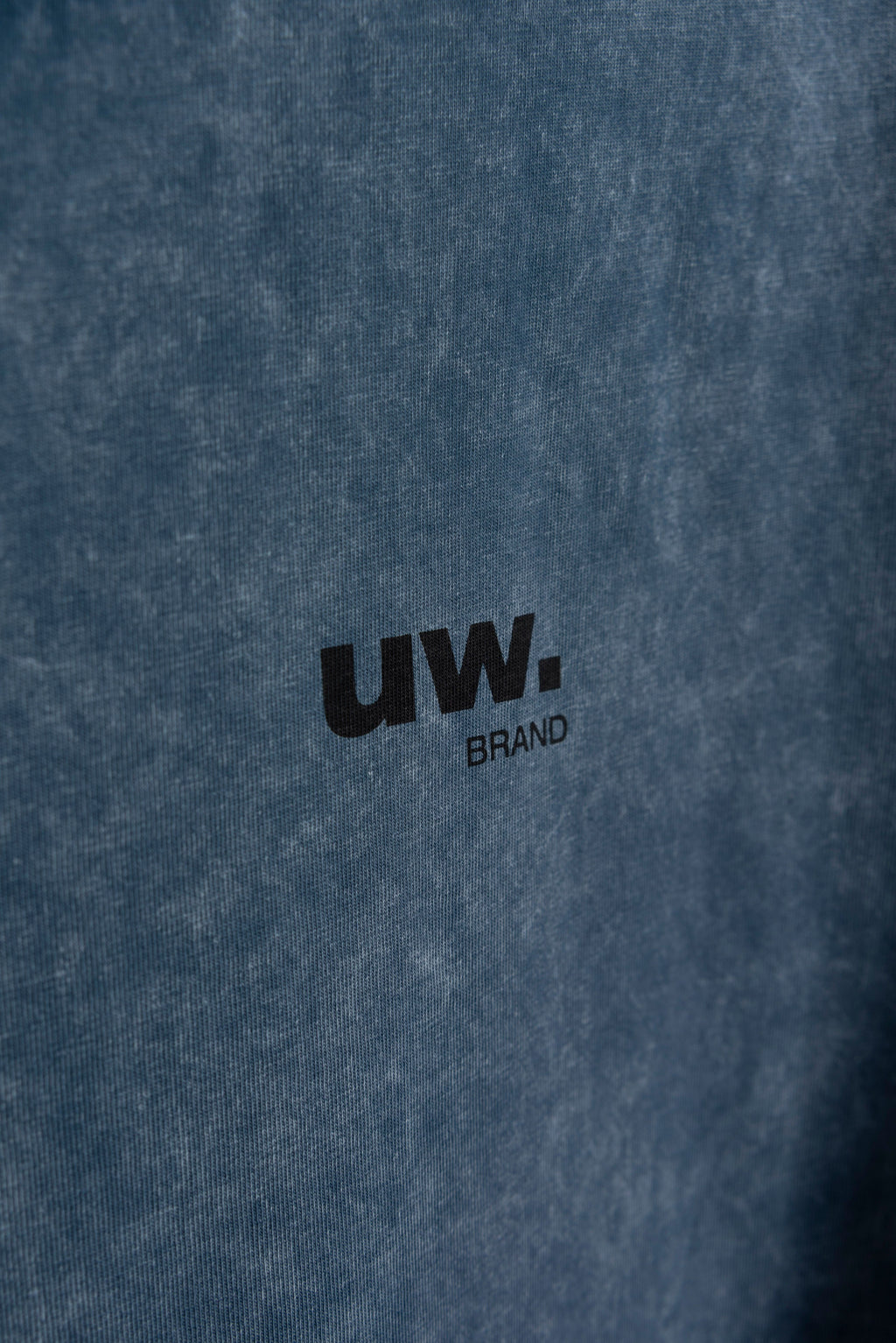 Remera Oversize On Point Blue Washed SS