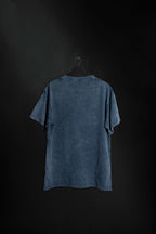 Remera Oversize On Point Blue Washed SS