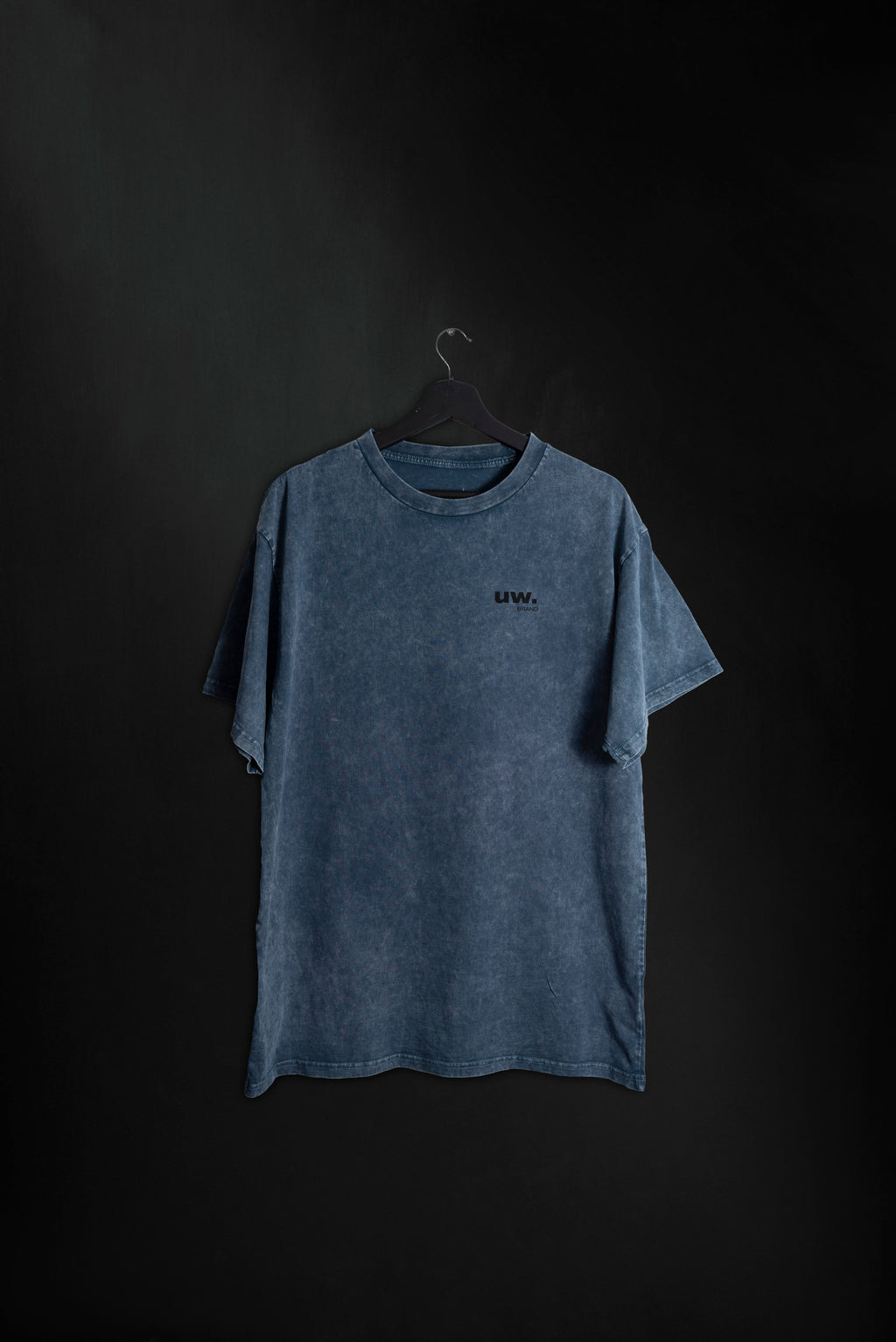 Remera Oversize On Point Blue Washed SS