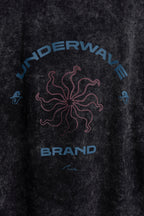 Remera Oversize Black Washed Solarium SS