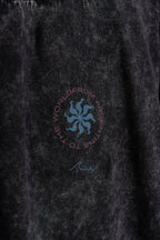 Remera Oversize Black Washed Solarium SS