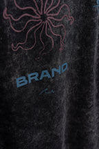 Remera Oversize Black Washed Solarium SS