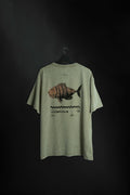 Remera Oversize Grey Washed Punto Pez SS
