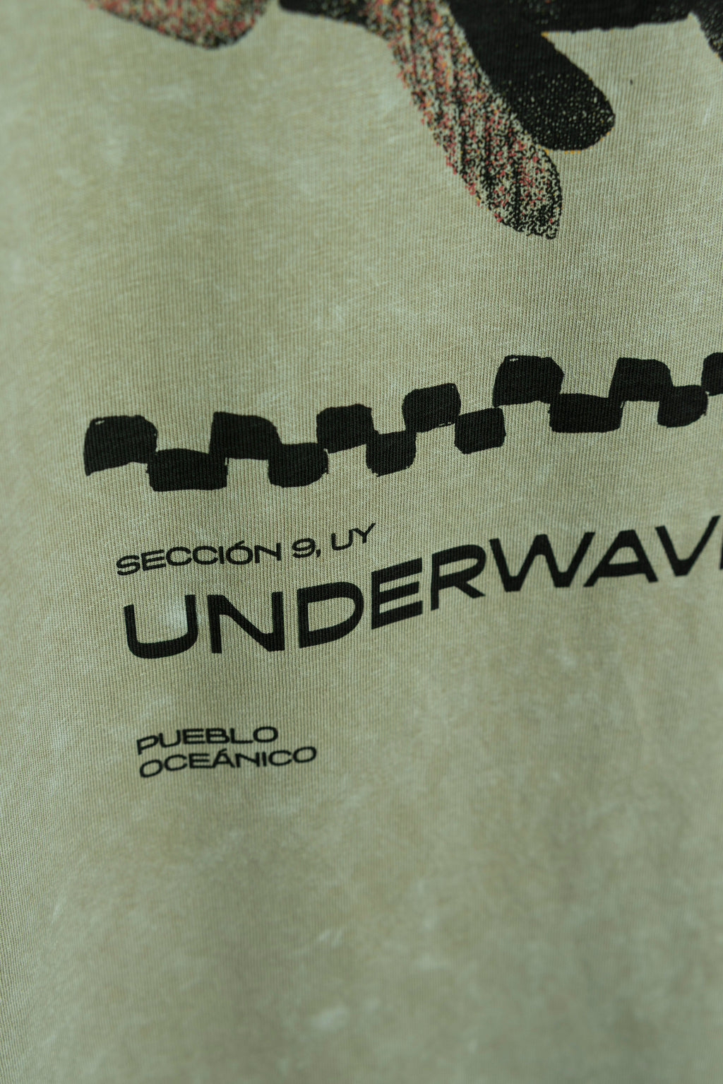 Remera Oversize Grey Washed Punto Pez SS