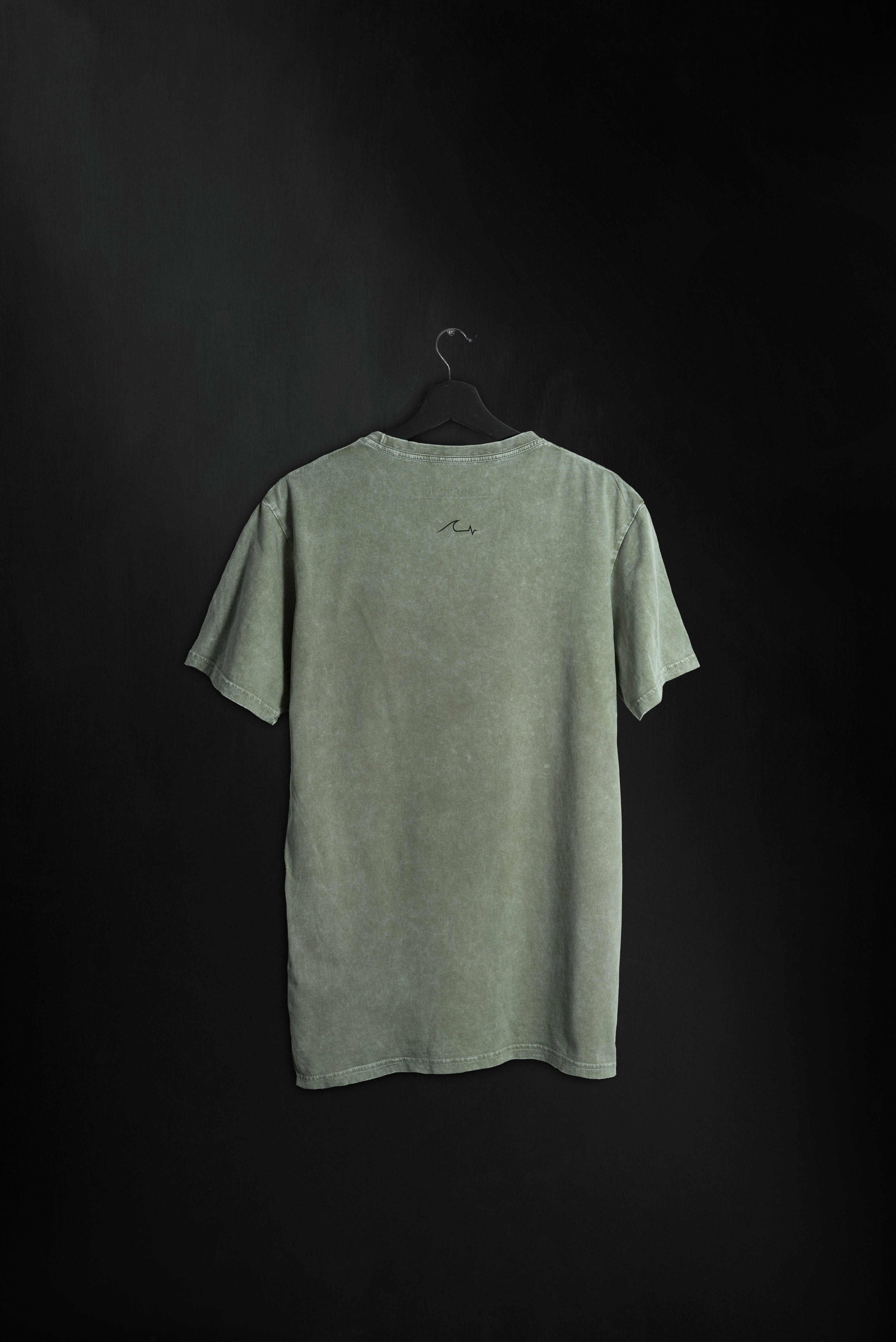 Remera Classic Fit On Point Grey Washed SS