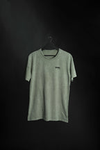 Remera Classic Fit On Point Grey Washed SS