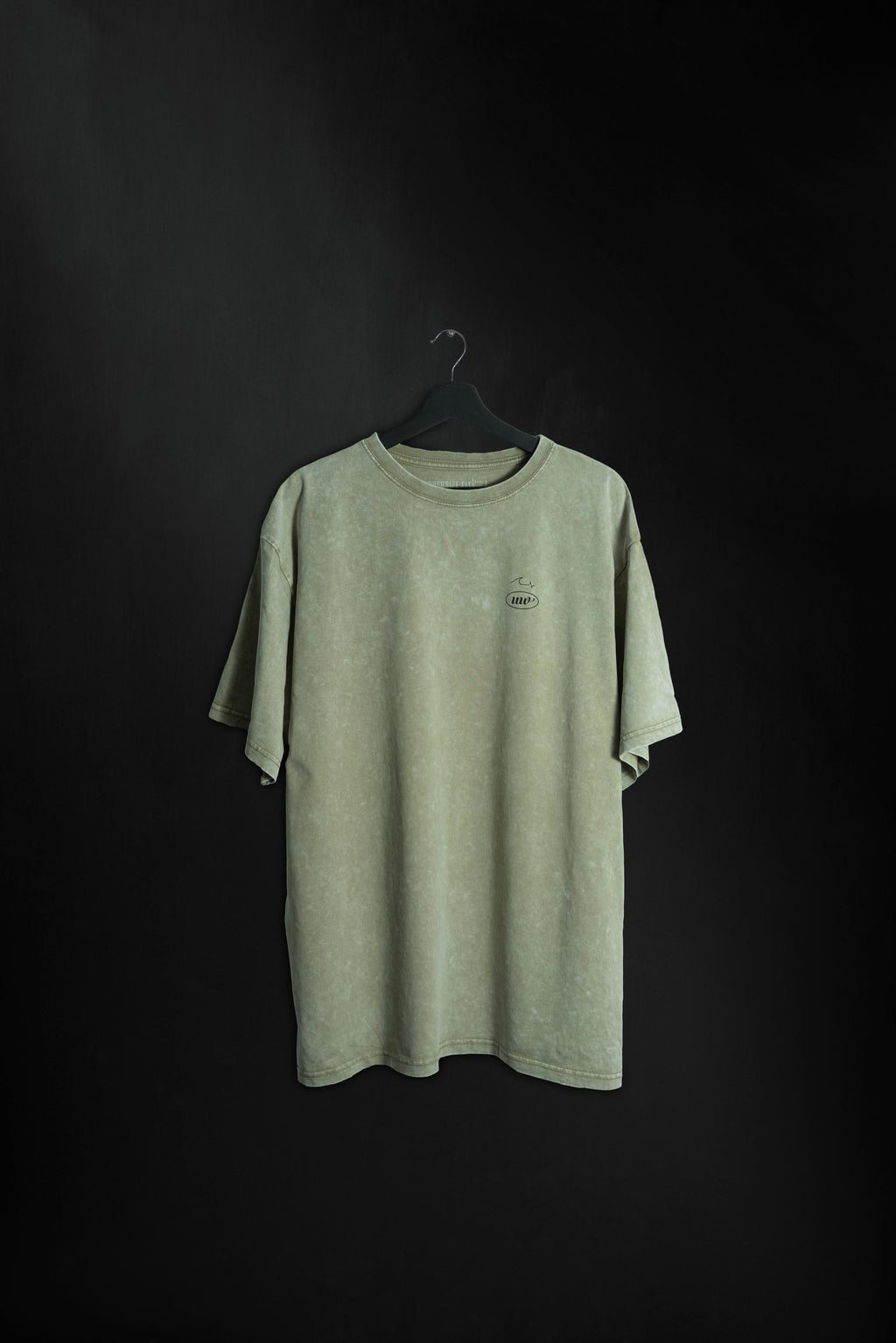 Remera Oversize Grey Washed Estrella Grafitti ss