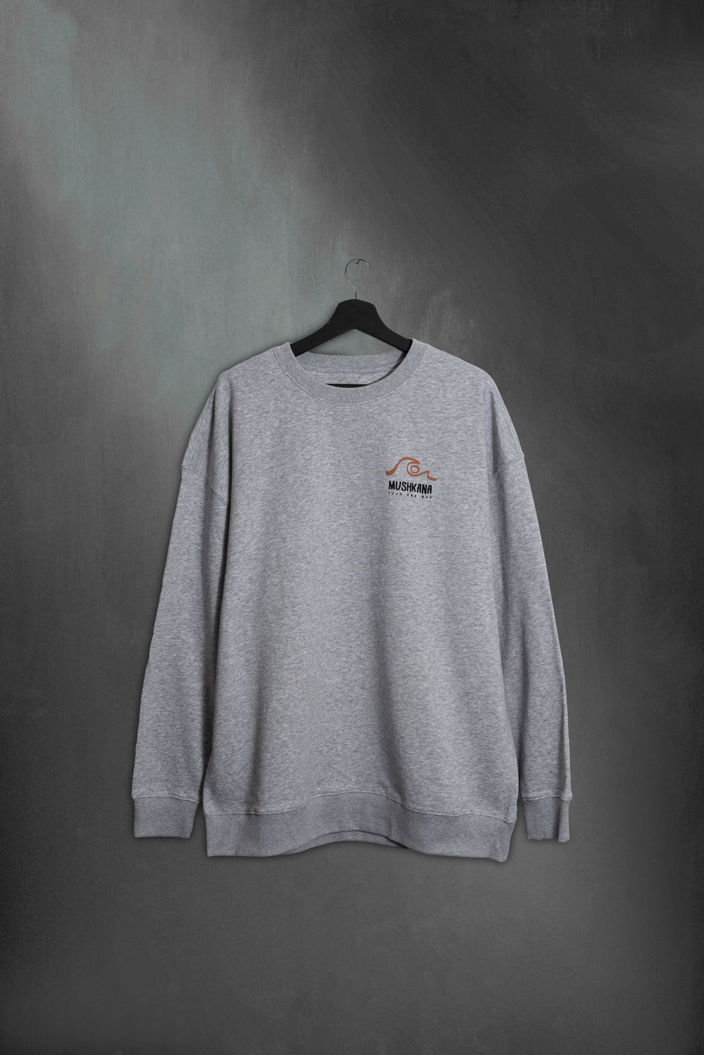 Crew Gris Melange Peace ss