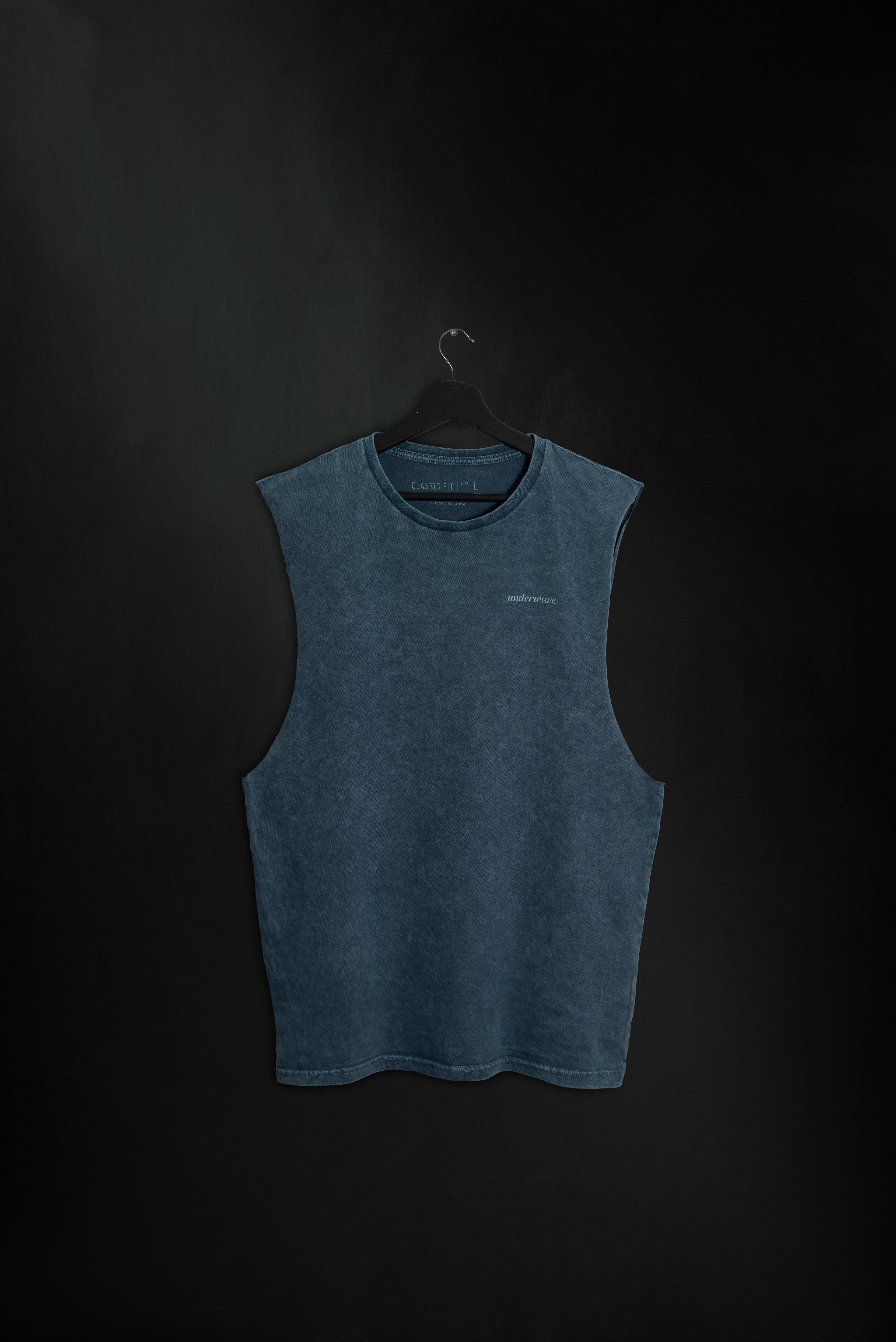 Musculosa Pedre Blue Washed ss