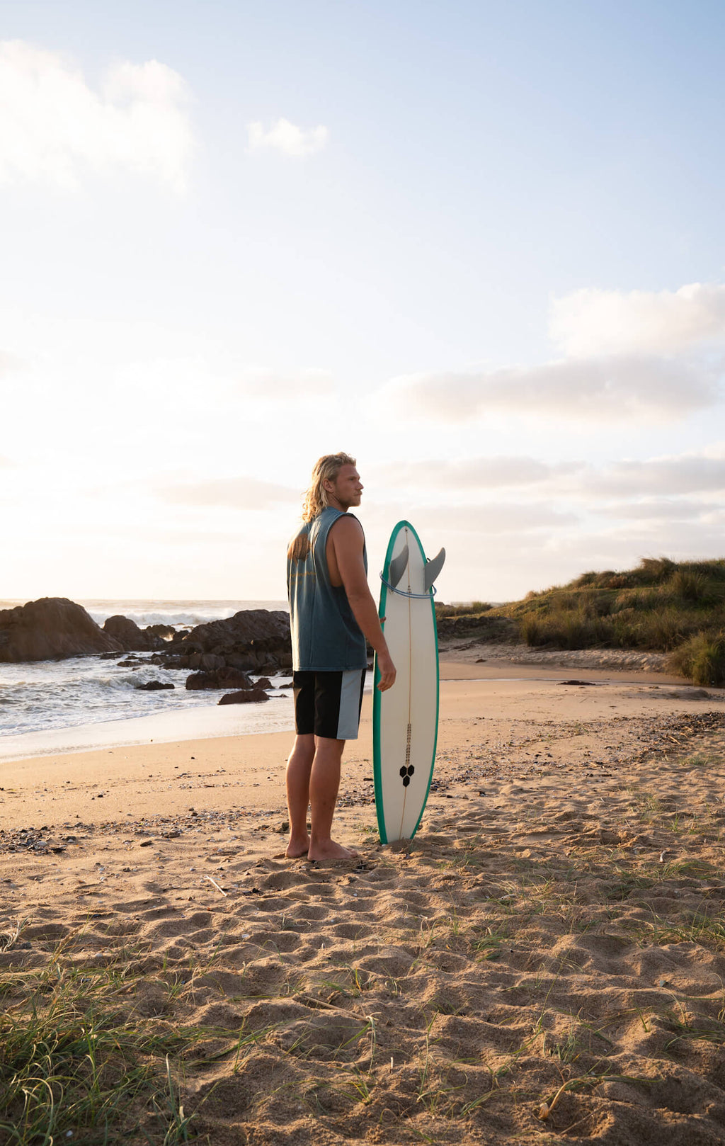 Boardshort Lira Black & Light Blue ss