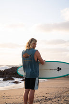 Boardshort Lira Black & Light Blue ss