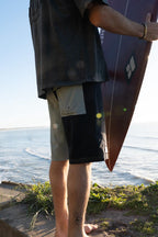 Boardshort Alba Brown & Black ss