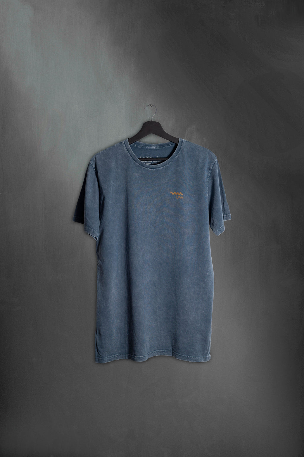 Remera Classic Fit Blue Washed Punto Pez