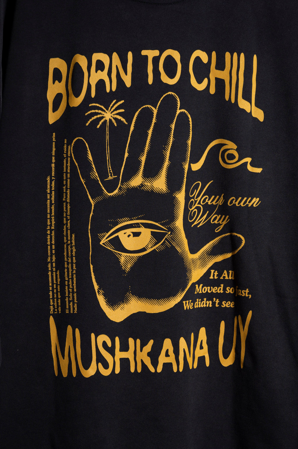 Crew Black Washed Hand