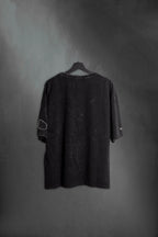 Remera Overbox Sol Negro Lavado