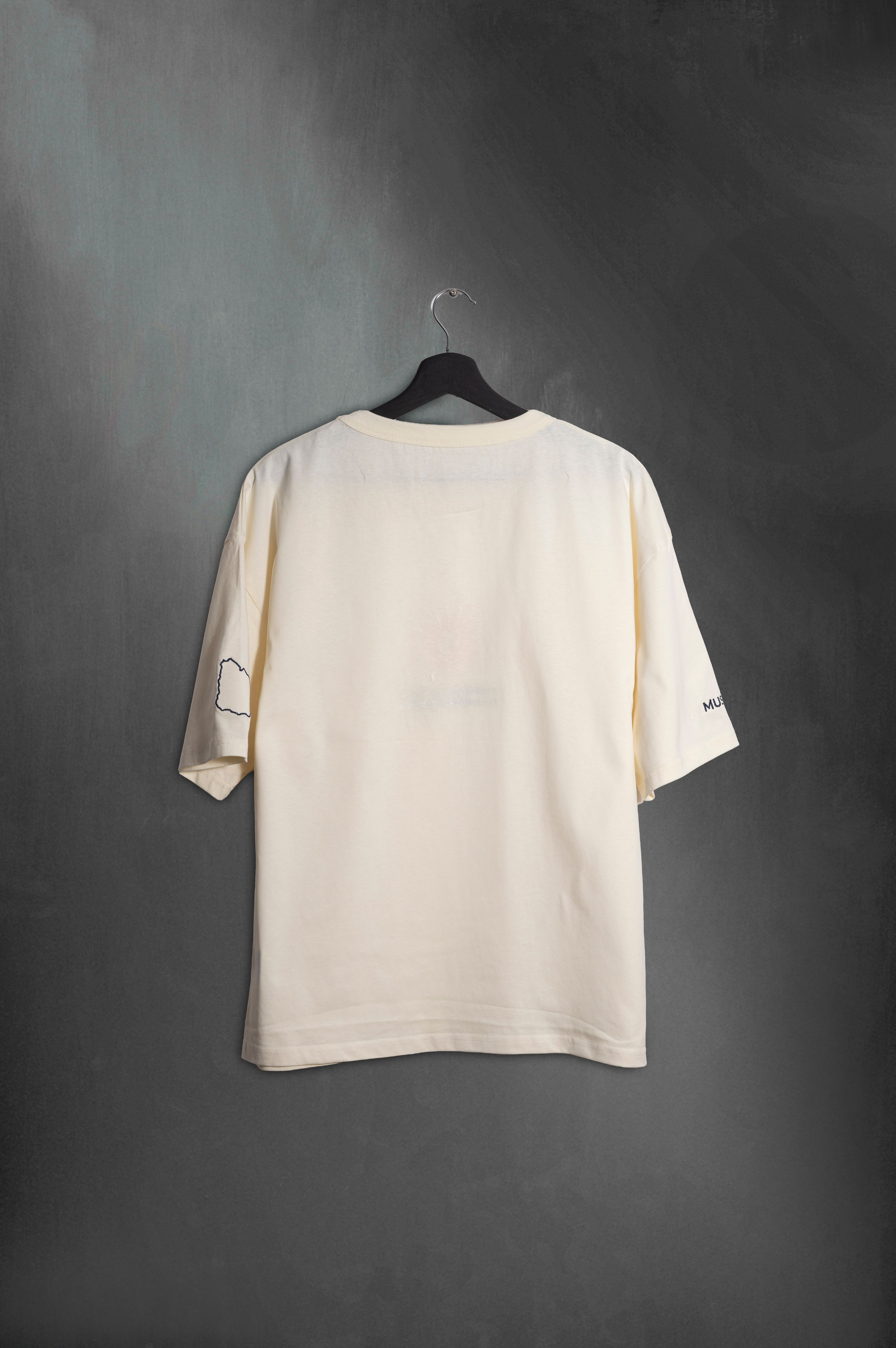 Remera Overbox Sol Vainilla