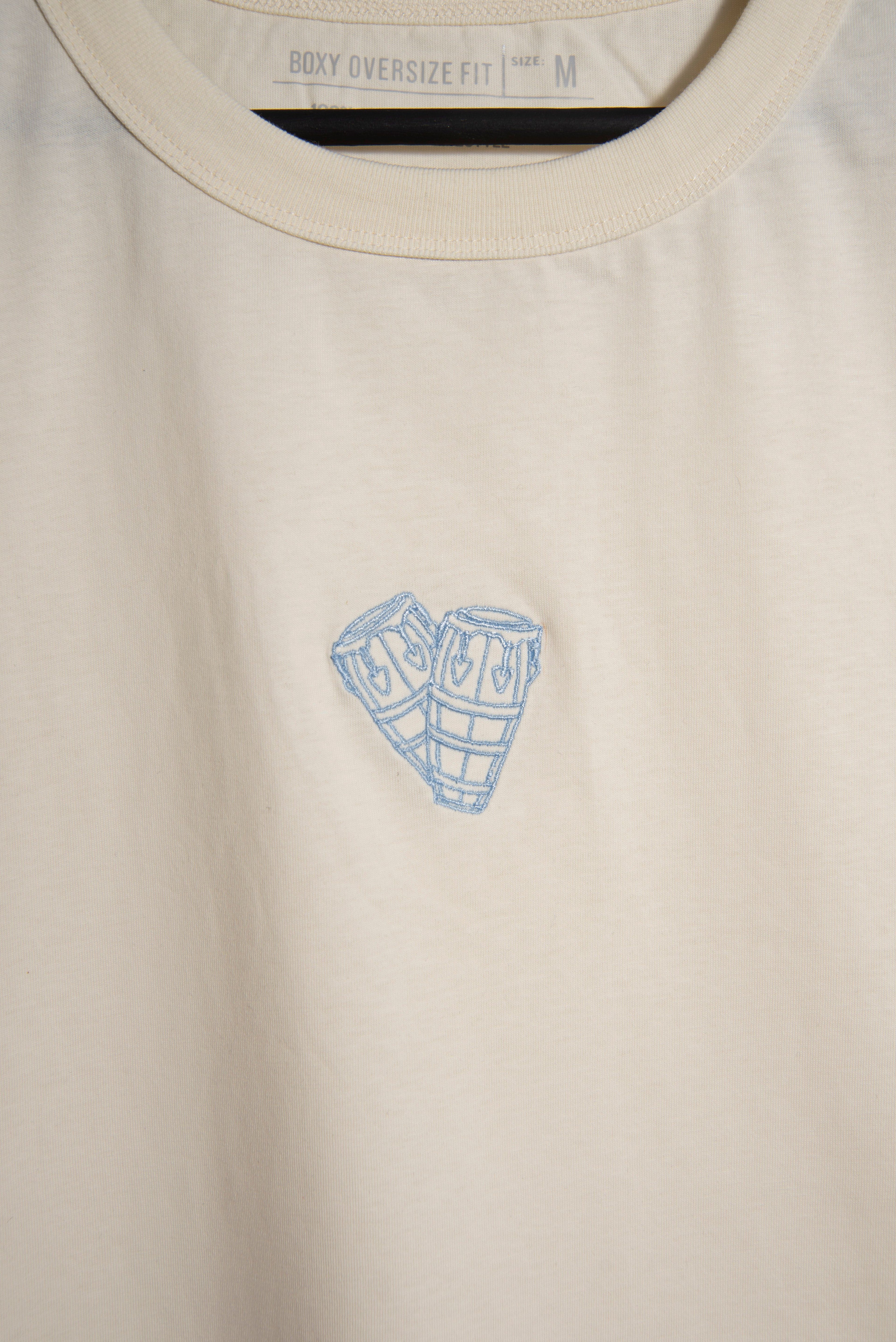 Remera Overbox Candombe Vainilla