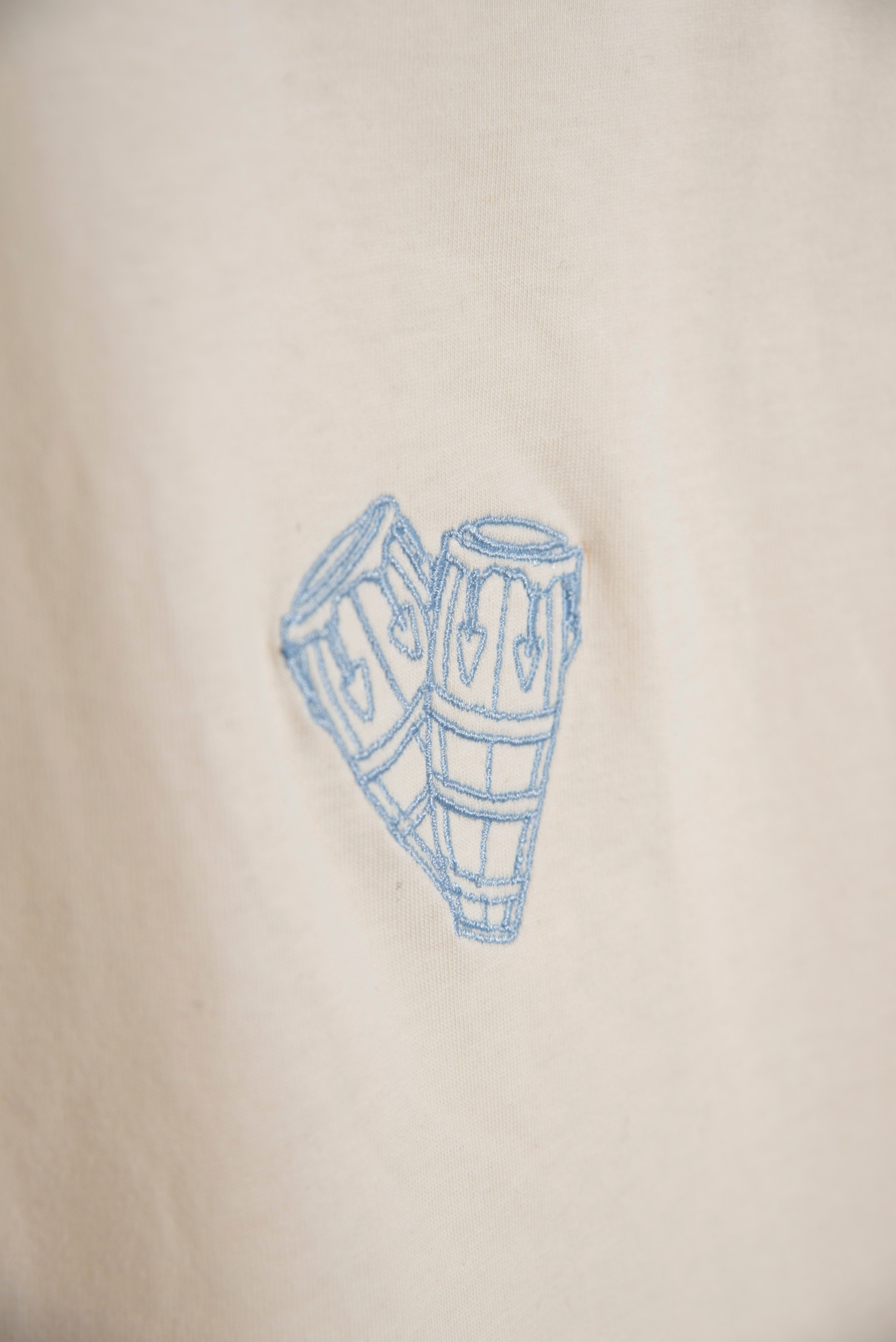 Remera Overbox Candombe Vainilla