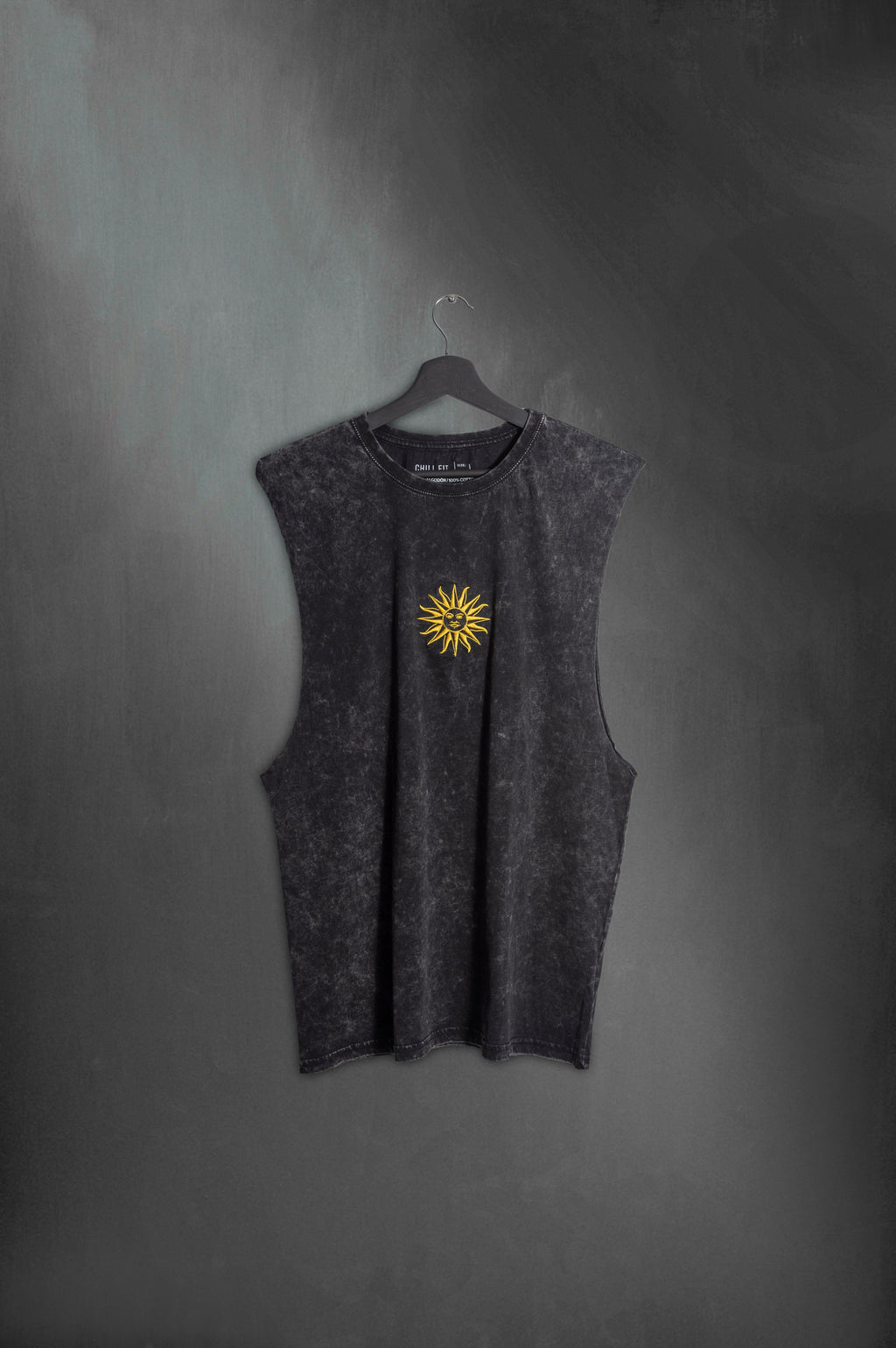 Musculosa Sol Negro Lavado