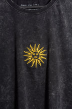 Musculosa Sol Negro Lavado