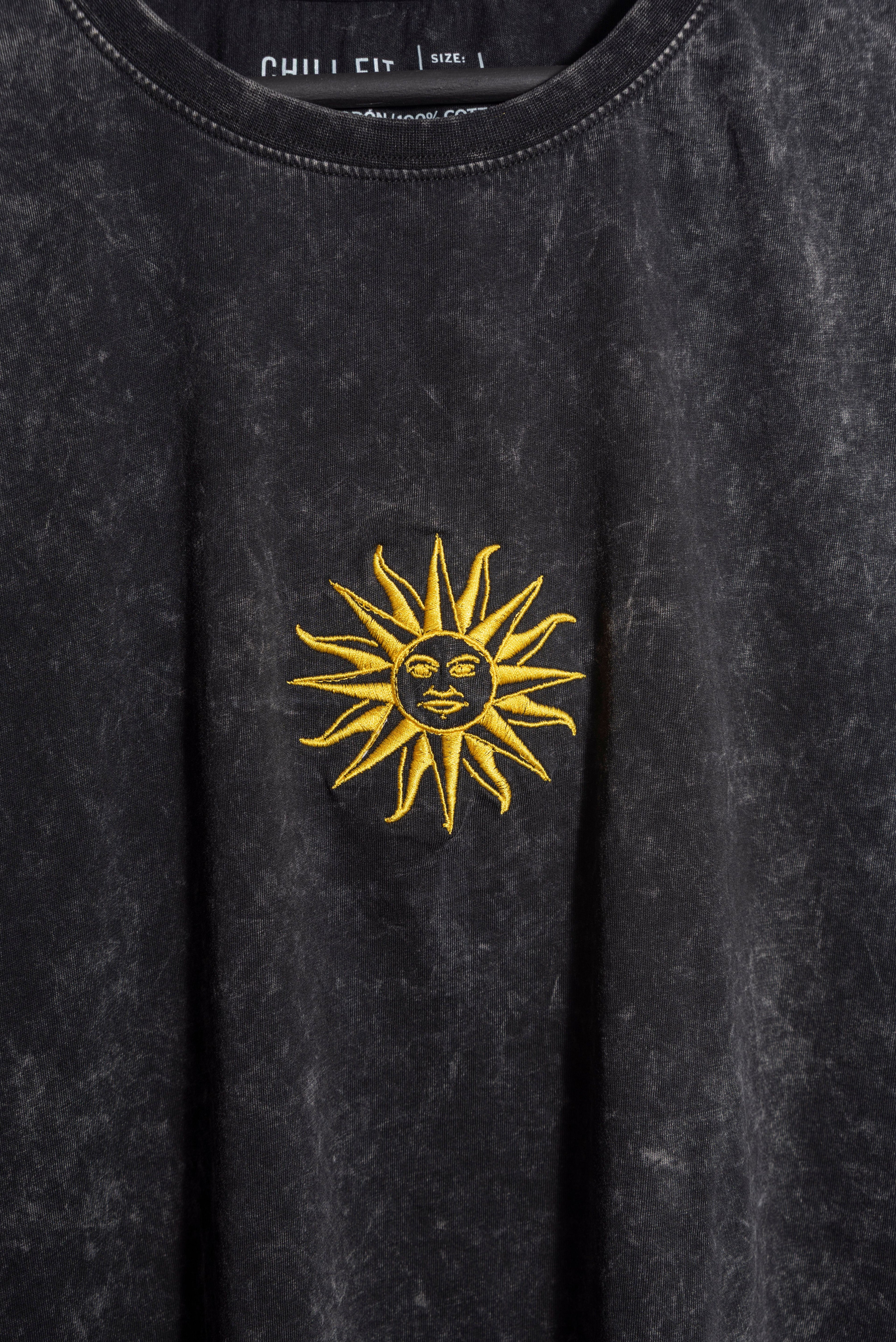 Musculosa Sol Negro Lavado