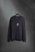 Crew Black Washed Escudo Uruguay