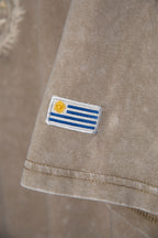 Remera Overbox Grey Escudo Uy