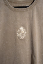 Remera Overbox Grey Escudo Uy