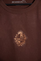 Remera Overbox Brown Escudo Uy