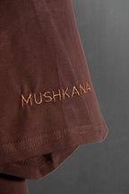 Remera Overbox Brown Escudo Uy
