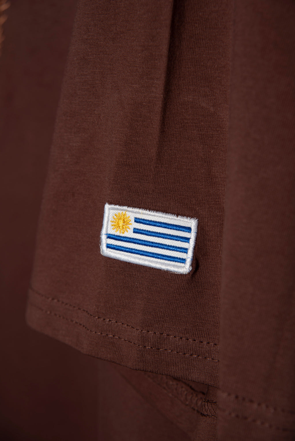 Remera Overbox Brown Escudo Uy