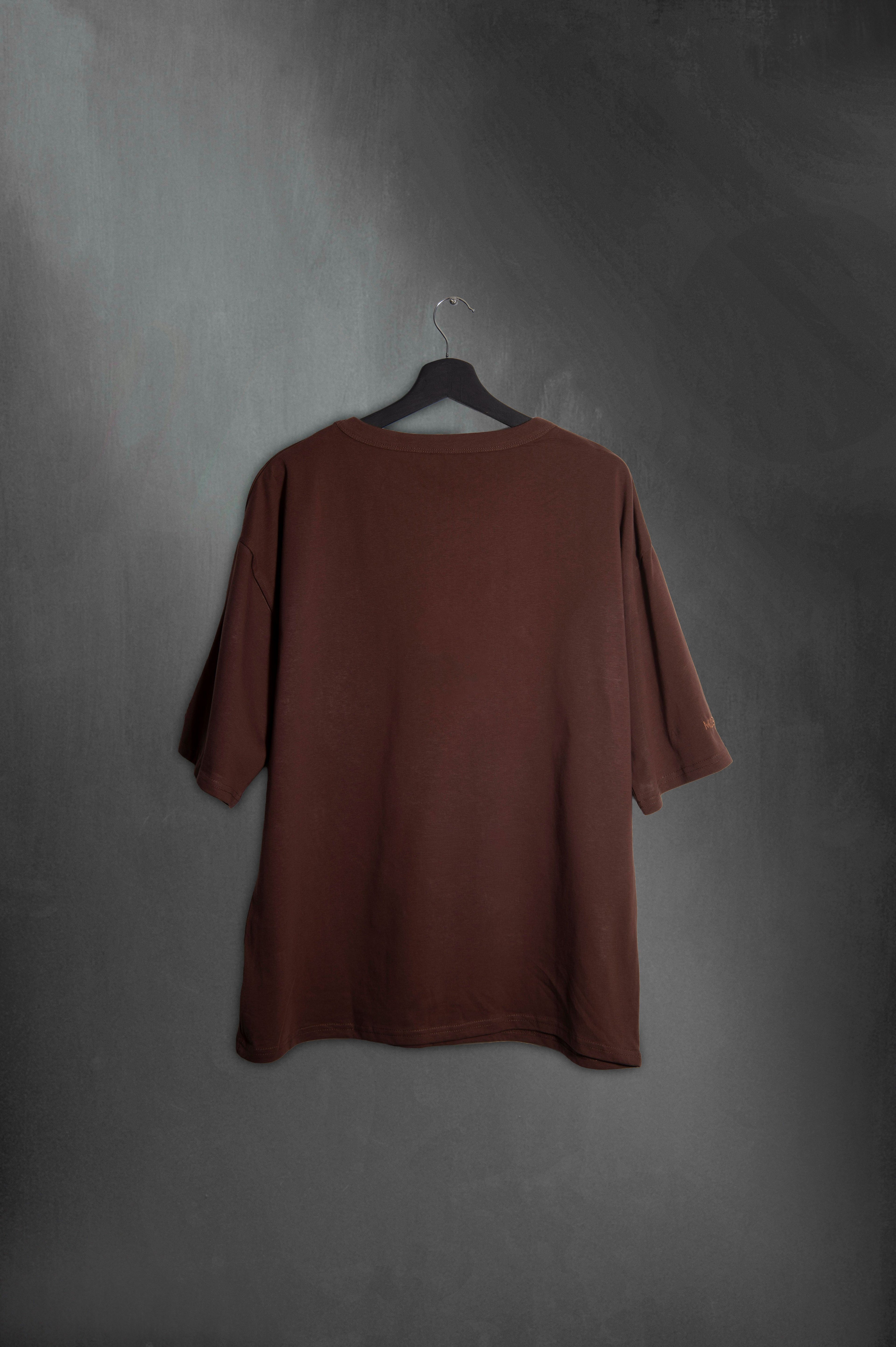 Remera Overbox Brown Escudo Uy