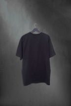 Remera Mushkana Minimal Black Solid Oversize aa