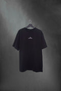 Remera Mushkana Minimal Black Solid Oversize aa